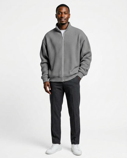 Nord Wear - Nerok | Waffle-Knit Zip-Up Jacket Men