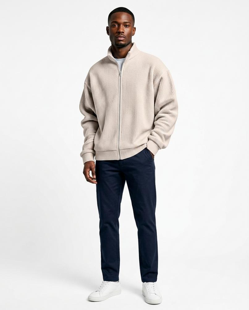 Nord Wear - Nerok | Waffle-Knit Zip-Up Jacket Men