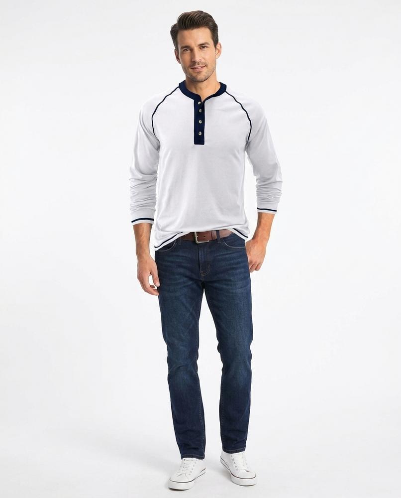 Nord Wear - Lowev | Henley Contrast-Trim T-Shirt Men