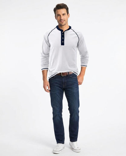 Nord Wear - Lowev | Henley Contrast-Trim T-Shirt Men