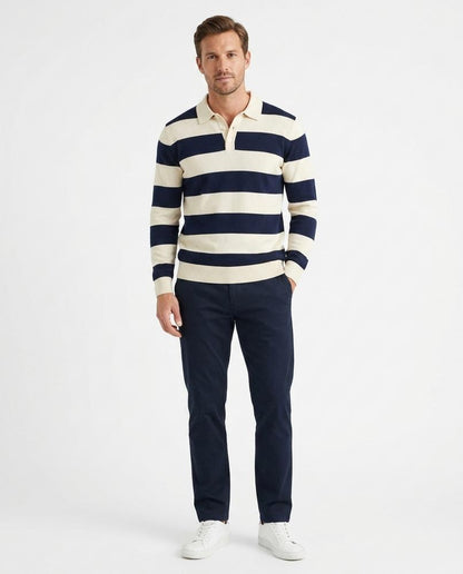 Nord Wear - Kilor | Striped Collared Sweater Men