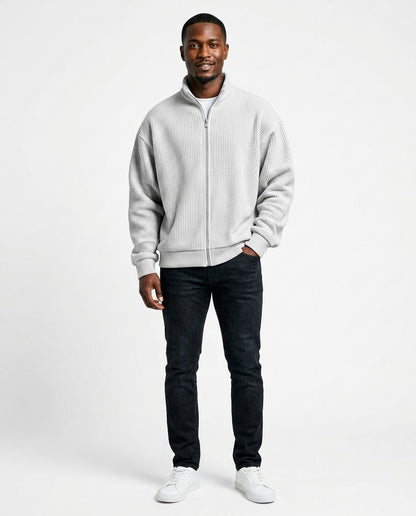 Nord Wear - Nerok | Waffle-Knit Zip-Up Jacket Men
