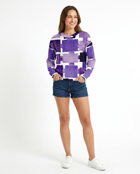 Nord Wear - Nakom | Block Print Long-Sleeved Sweater Women