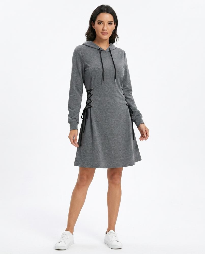 Nord Wear - Eonuv | Hooded Lace-Up Dress Women