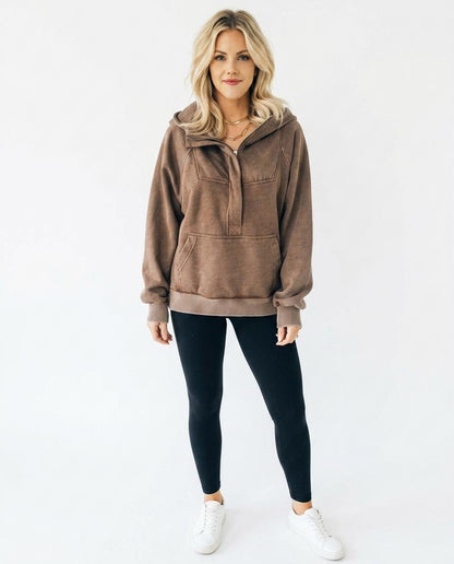 Nord Wear - Depur | Washed Half-Zip Hoodie Women