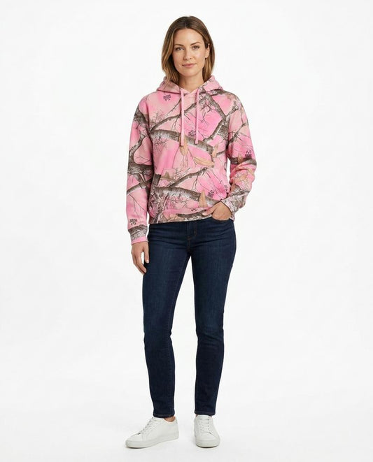 Nord Wear - Tefis | Camouflage Kangaroo Pocket Hoodie Women