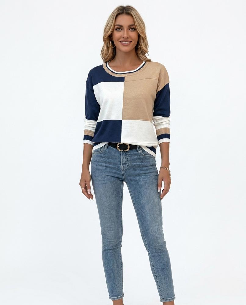 Nord Wear - Kamek | Color-Block Crewneck Sweater Women