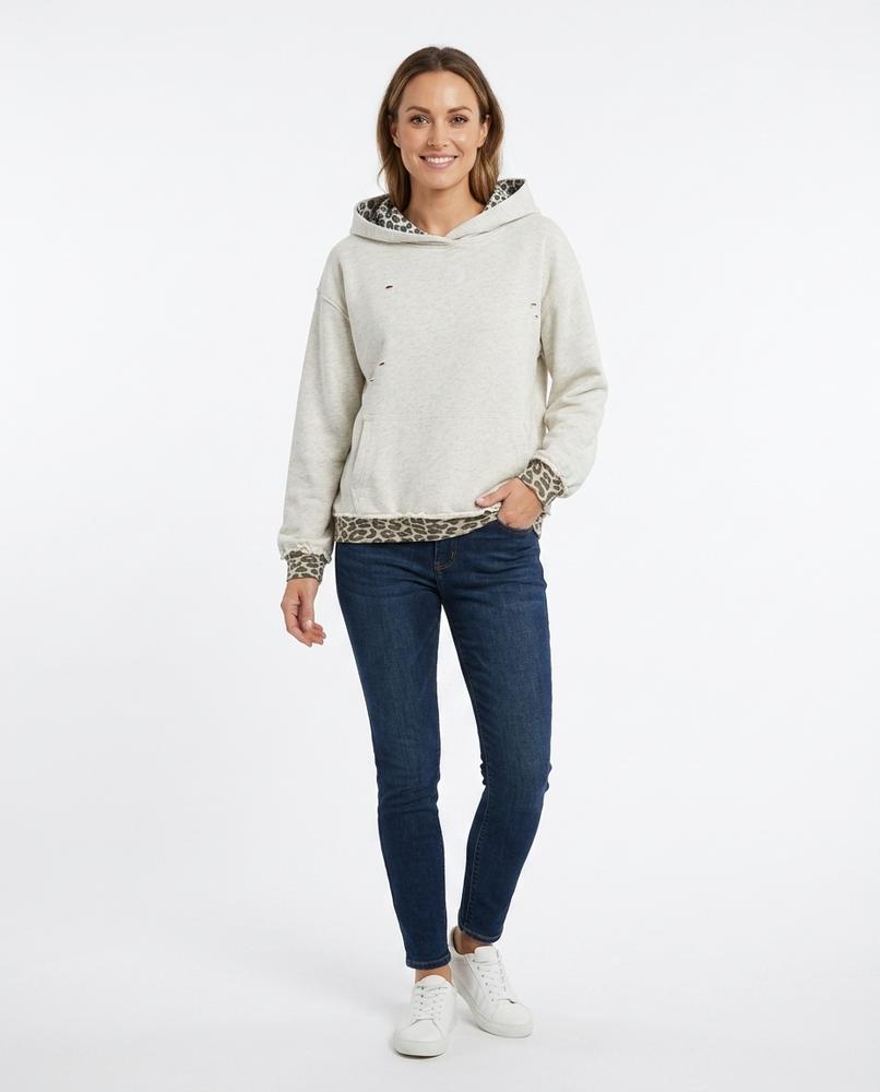 Nord Wear - Kupit | Leopard-Print Distressed Hoodie Women