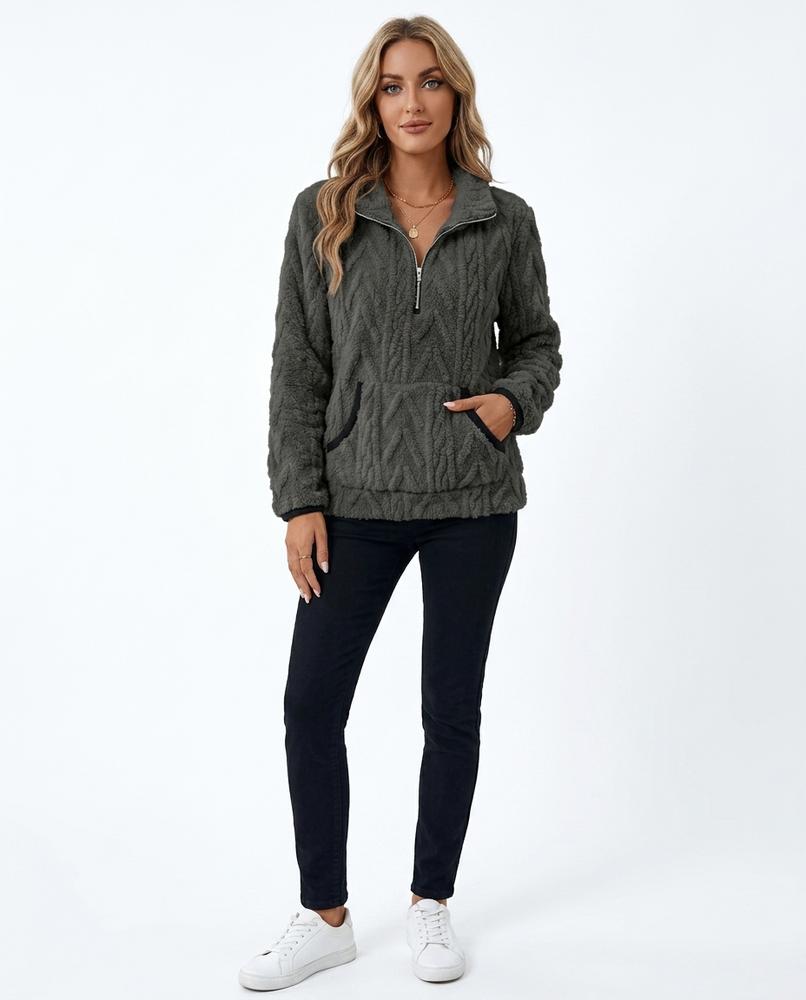 Nord Wear - Nabid | Fleece Quarter-Zip Sweater Women