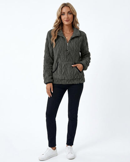 Nord Wear - Nabid | Fleece Quarter-Zip Sweater Women