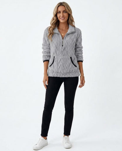 Nord Wear - Nabid | Fleece Quarter-Zip Sweater Women