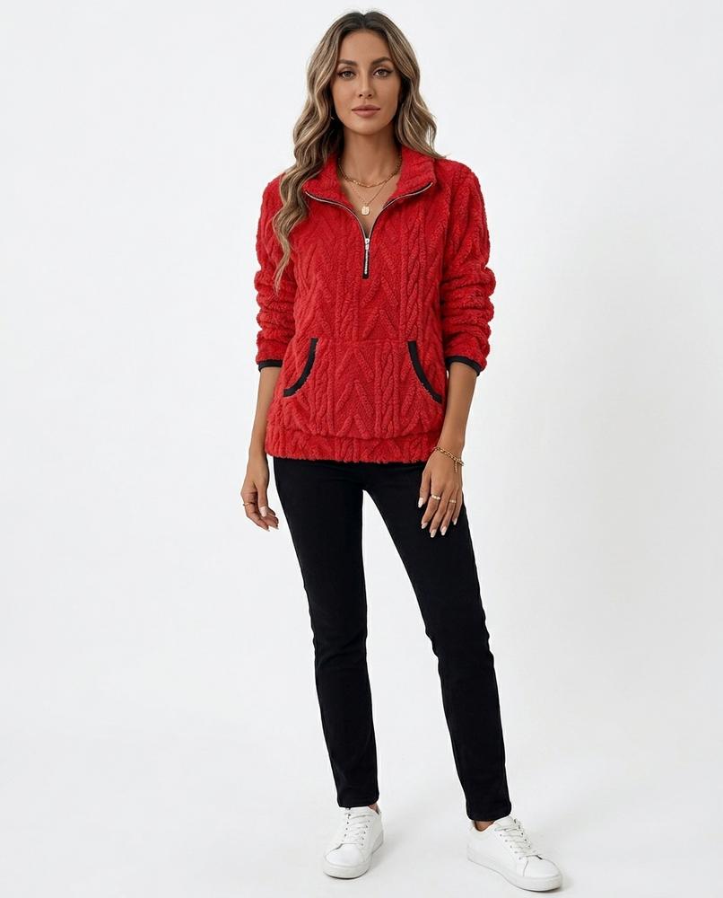 Nord Wear - Nabid | Fleece Quarter-Zip Sweater Women