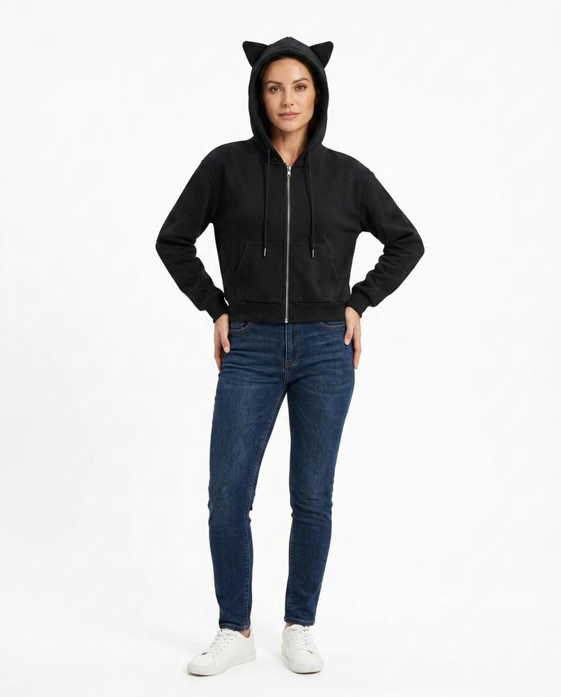 Nord Wear - Yawud | Zip-Up Cropped Hoodie Women