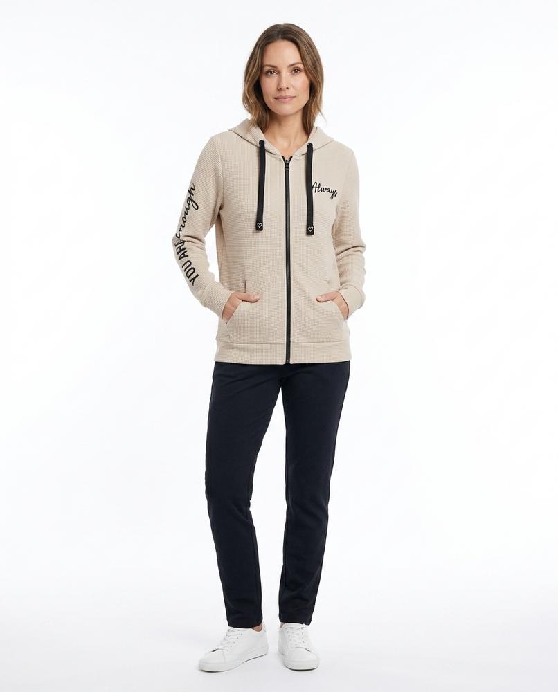 Nord Wear - Dusem | Zip-Up Textured Hoodie Women