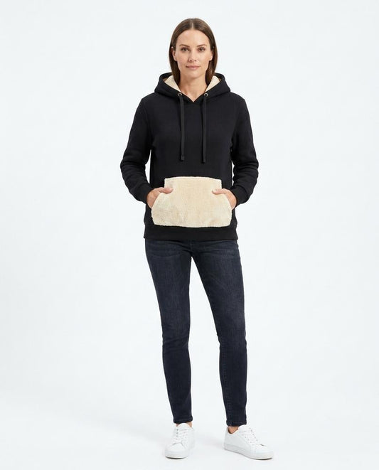 Nord Wear - Sasok | Fleece-Lined Contrast-Pocket Hoodie Women