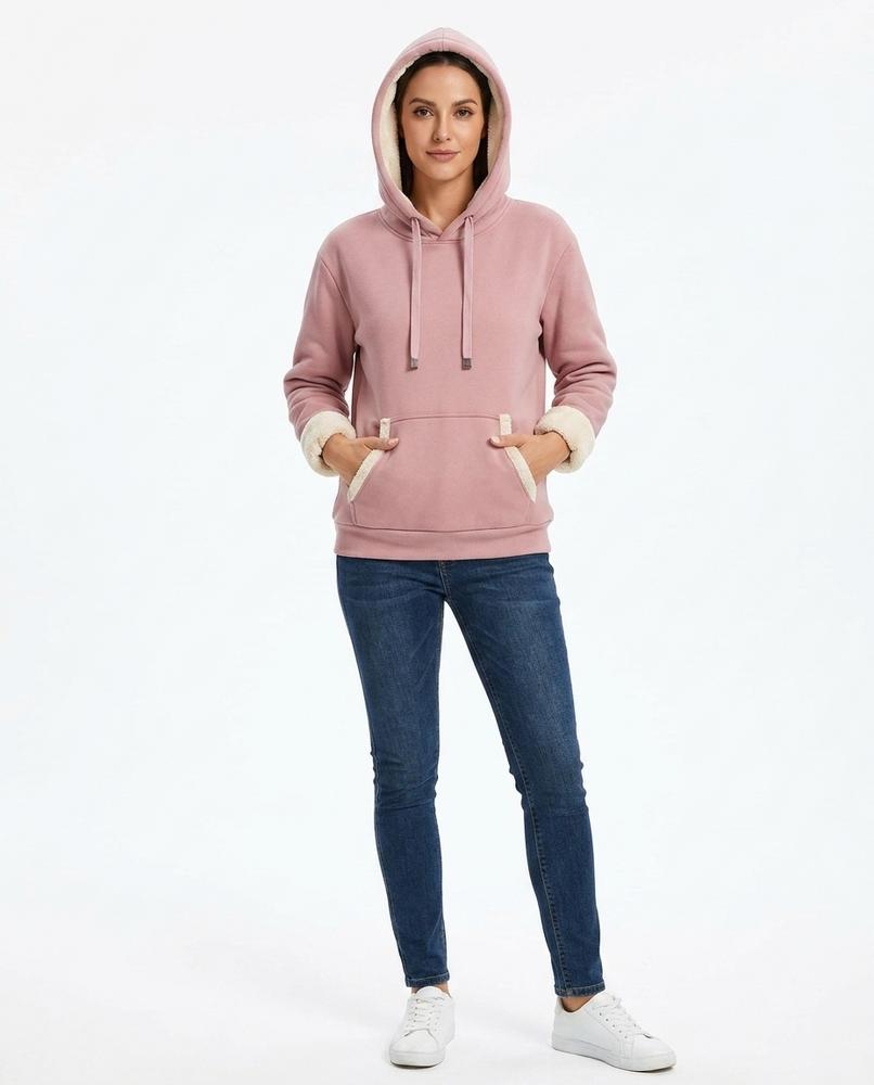 Nord Wear - Sasok | Fleece-Lined Contrast-Pocket Hoodie Women