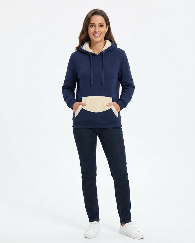Nord Wear - Sasok | Fleece-Lined Contrast-Pocket Hoodie Women