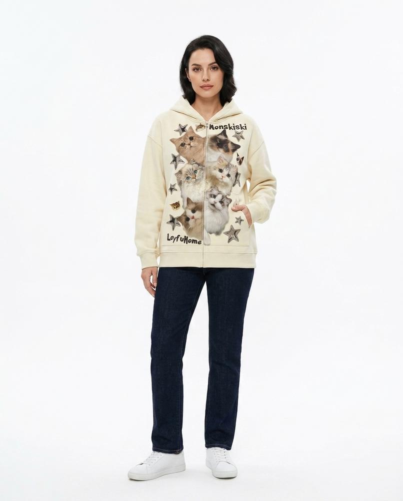 Nord Wear - Kogin | Zip-Up Printed Hoodie Women