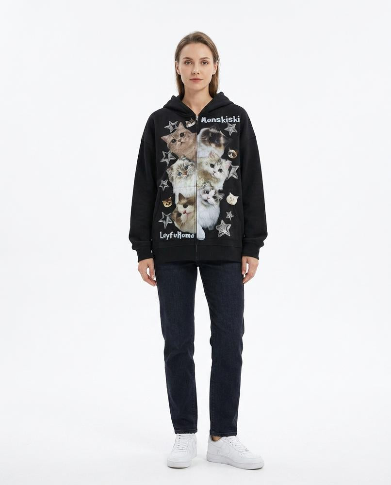 Nord Wear - Kogin | Zip-Up Printed Hoodie Women