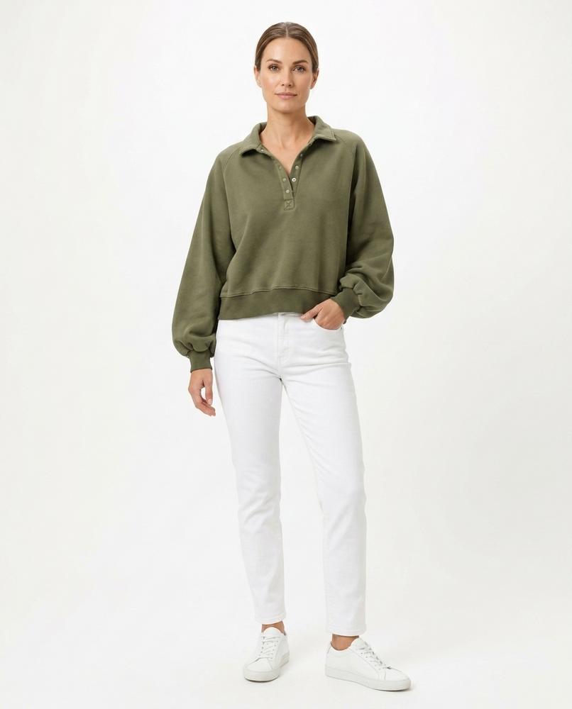 Nord Wear - Semum | Collared Washed Sweatshirt Women