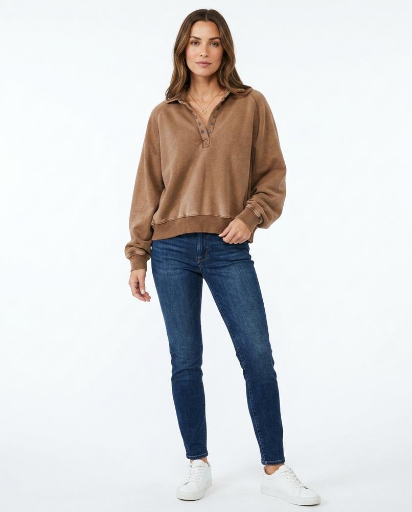 Nord Wear - Semum | Collared Washed Sweatshirt Women