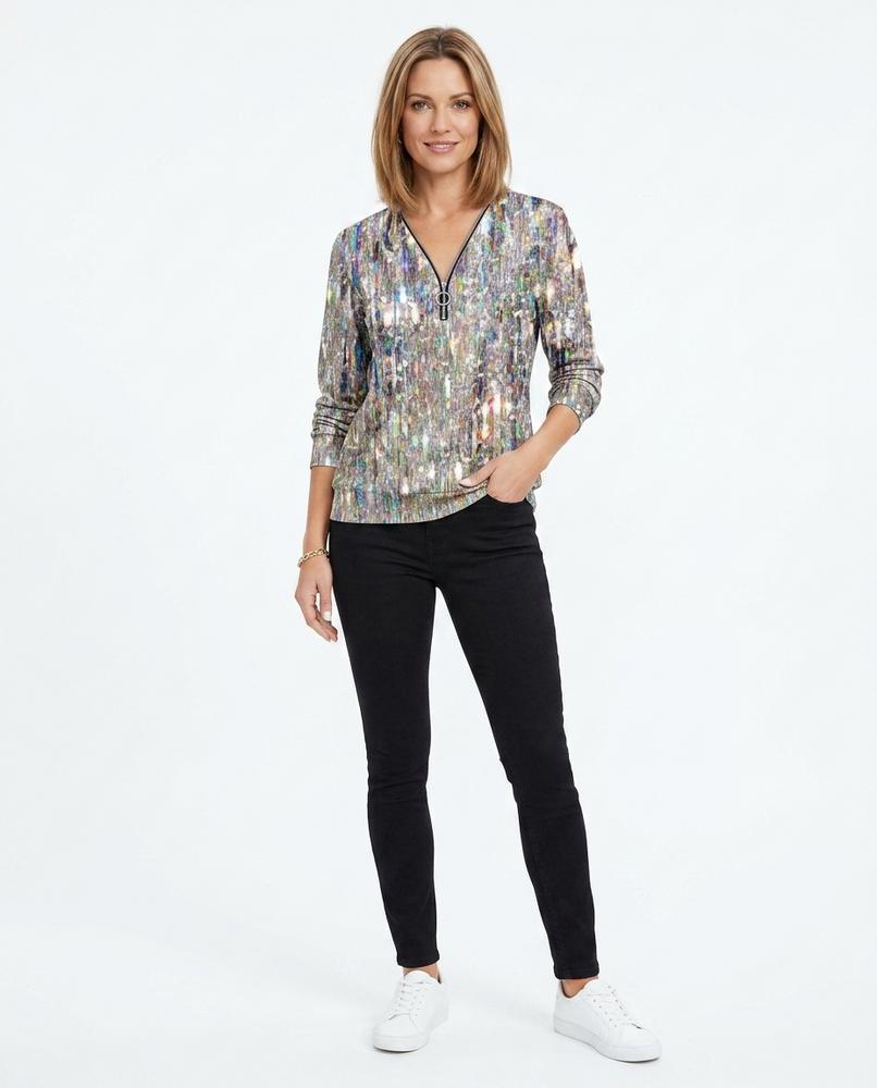 Nord Wear - Zuhiv | Zip-Neck Printed Top Women