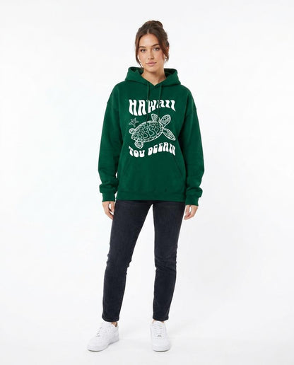 Nord Wear - Dezol | Printed Hooded Hoodie Women