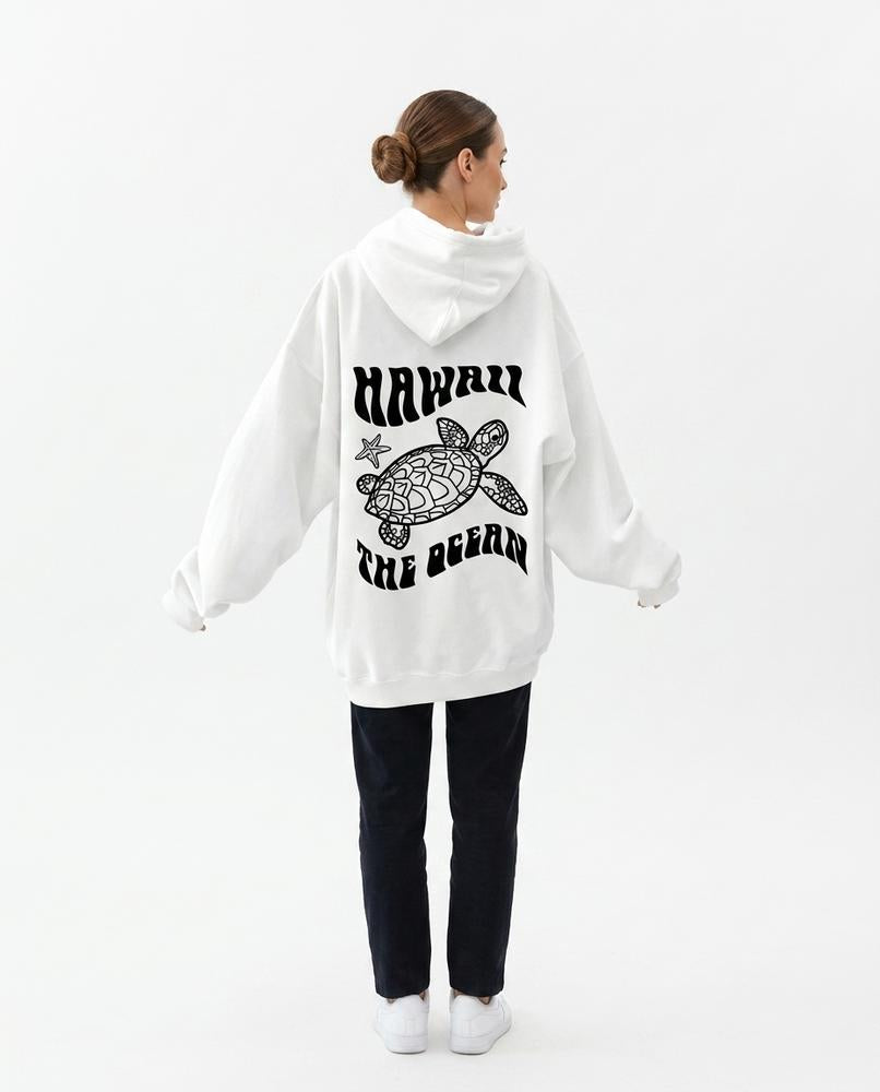 Nord Wear - Dezol | Printed Hooded Hoodie Women