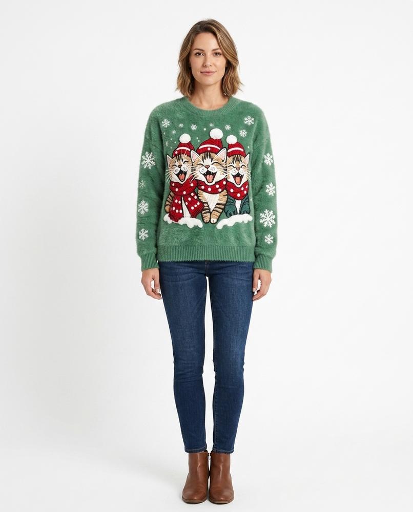 Nord Wear - Rolav | Plush Appliquéd Sweater Women