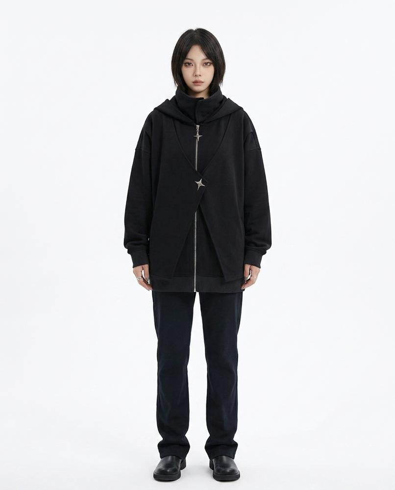 Nord Wear - Aomol | Asymmetrical High-Neck Hoodie Unisex