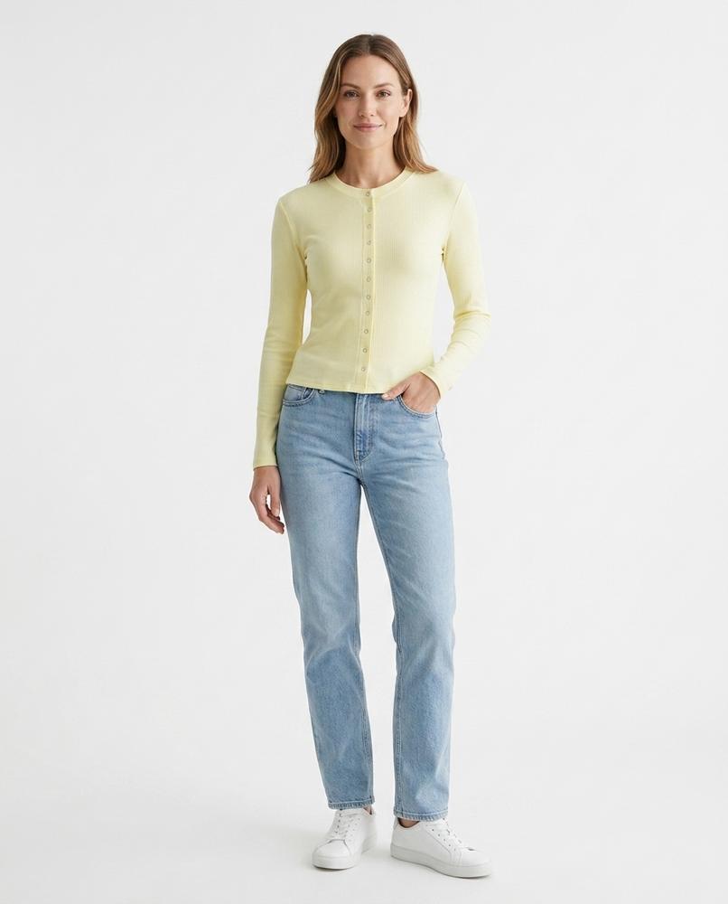 Nord Wear - Lufud | Rib-Knit Button-Front Cardigan Women