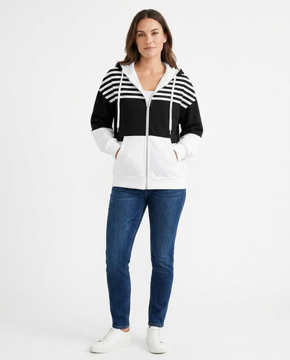 Nord Wear - Aorus | Zip-Up Color-Block Hoodie Women