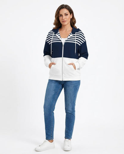 Nord Wear - Aorus | Zip-Up Color-Block Hoodie Women