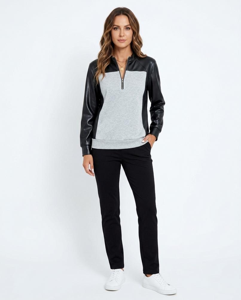 Nord Wear - Cimok | Color-Blocked Quarter-Zip Sweatshirt Women