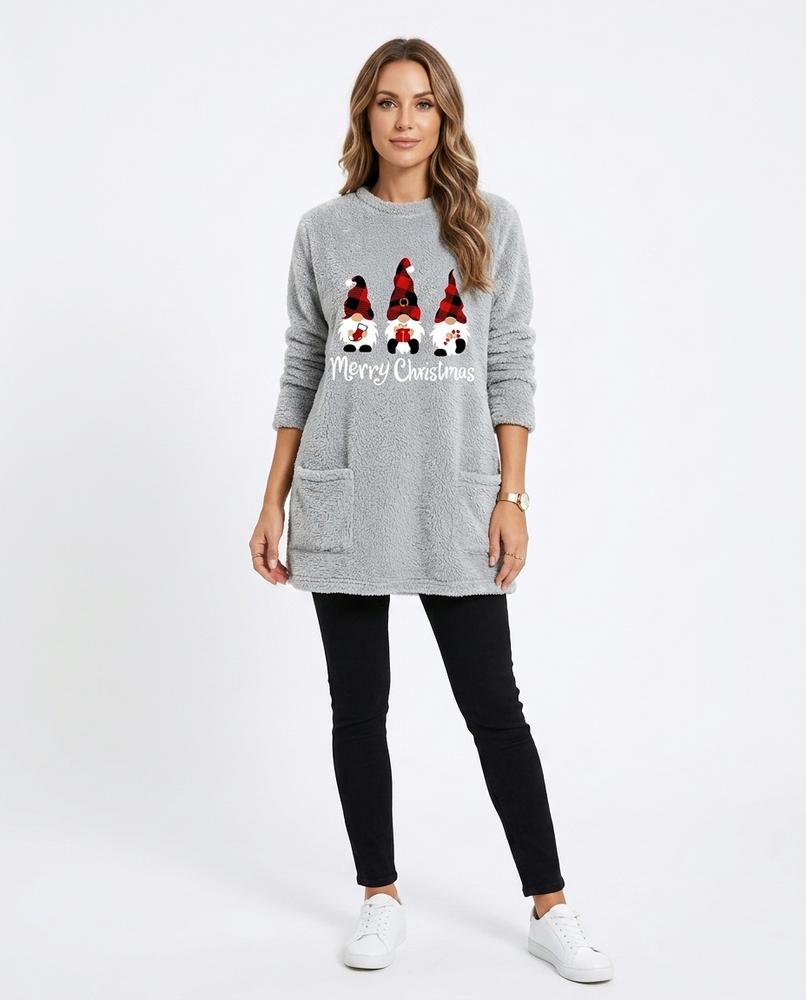 Nord Wear - Zidim | Plush Longline Sweatshirt Women