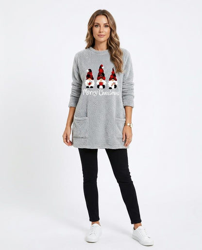 Nord Wear - Zidim | Plush Longline Sweatshirt Women