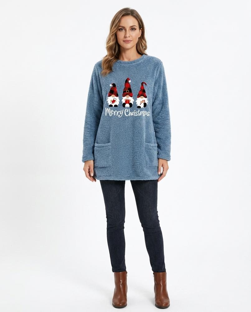 Nord Wear - Zidim | Plush Longline Sweatshirt Women