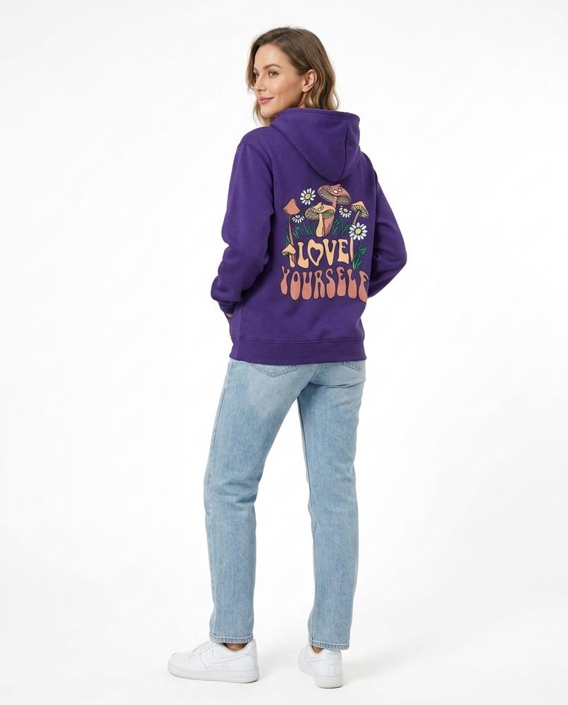 Nord Wear - Larir | Printed Orange Hoodie Women