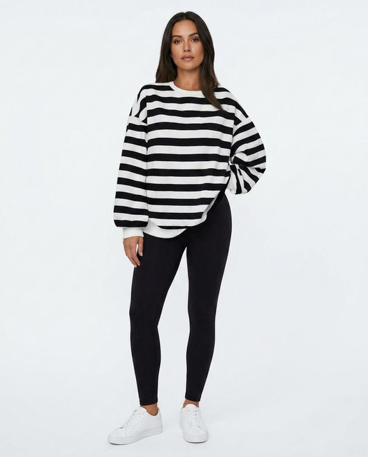 Nord Wear - Yahol | Striped Oversized Sweatshirt Women