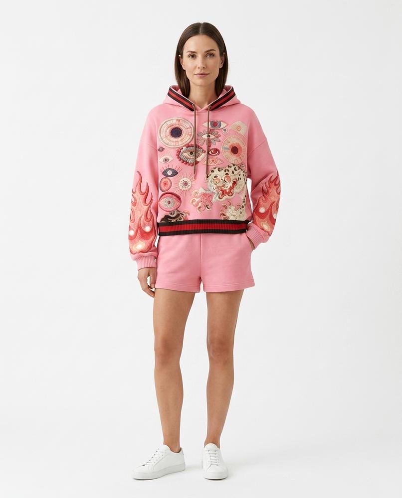 Nord Wear - Taril | Embroidered Cropped Hoodie Women