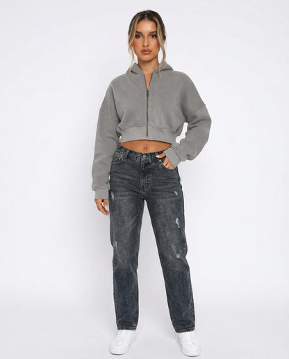 Nord Wear - Leril | Cropped Zip-Up Hoodie Women