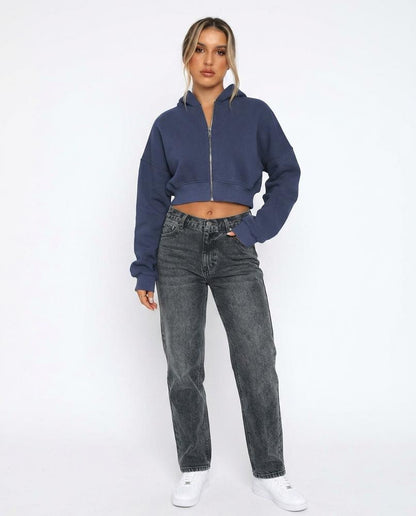 Nord Wear - Leril | Cropped Zip-Up Hoodie Women