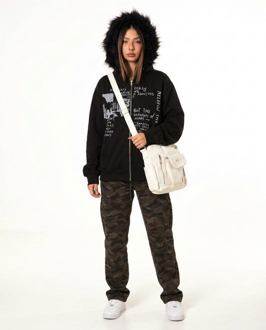 Nord Wear - Cezon | Zip-Up Fur-Trimmed Hoodie Unisex