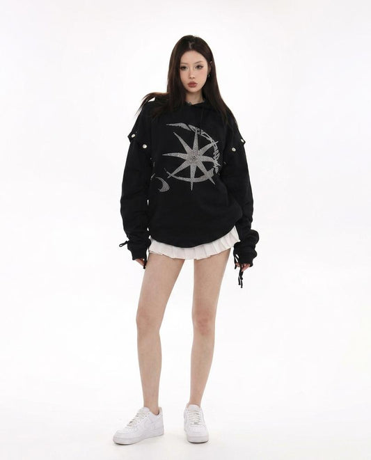 Nord Wear - Lurun | Oversized Embellished Hoodie Women