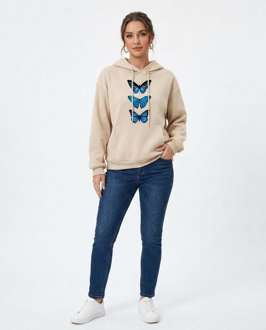 Nord Wear - Milol | Printed Relaxed Fit Hoodie Women