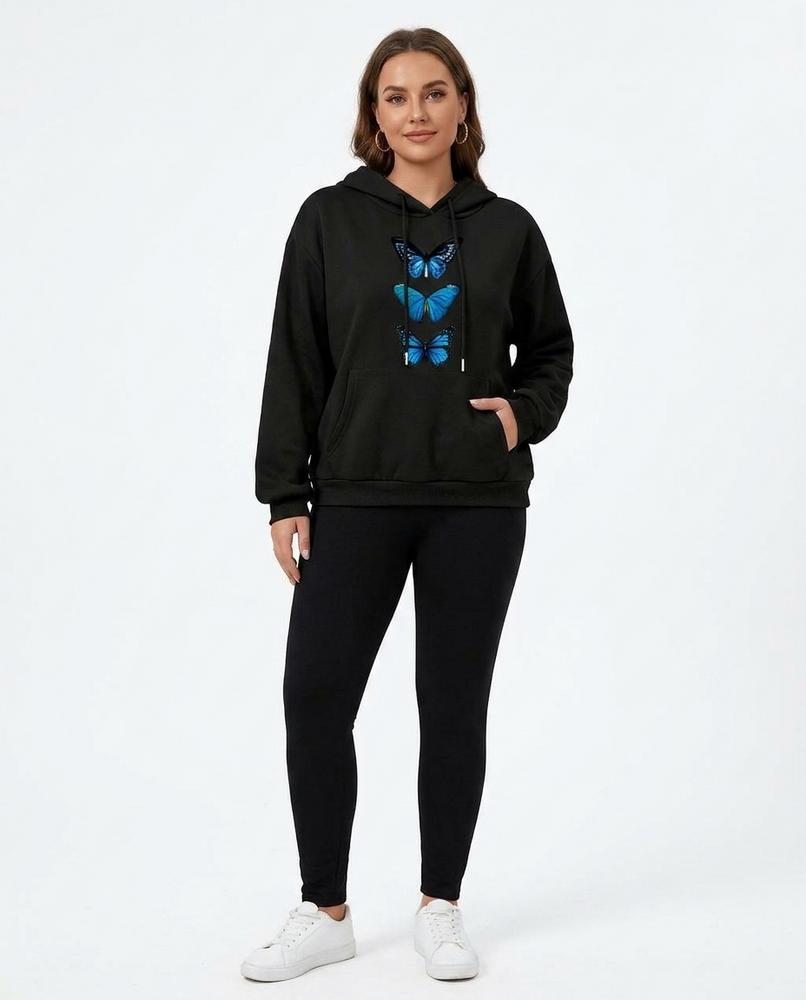 Nord Wear - Milol | Printed Relaxed Fit Hoodie Women