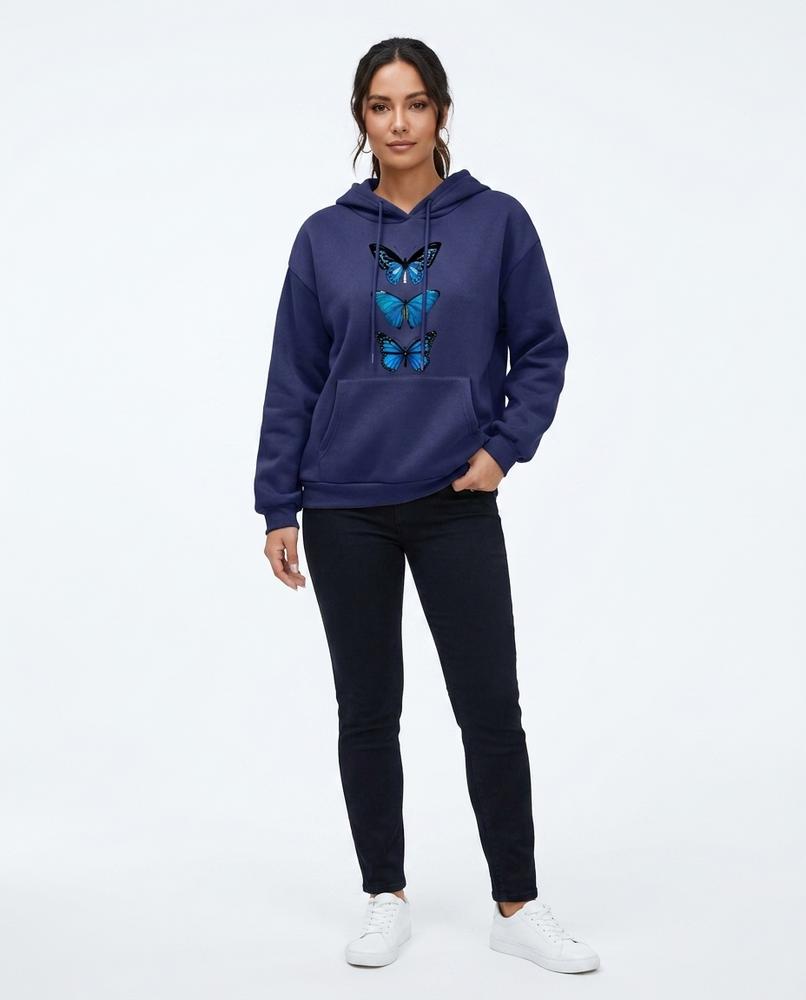 Nord Wear - Milol | Printed Relaxed Fit Hoodie Women