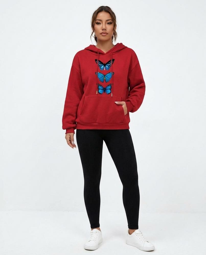 Nord Wear - Milol | Printed Relaxed Fit Hoodie Women