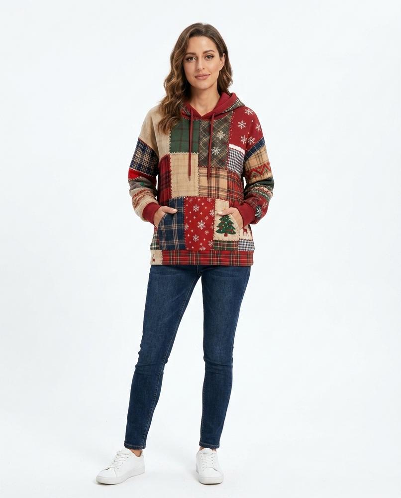 Nord Wear - Lagov | Patchwork Appliquéd Hoodie Women
