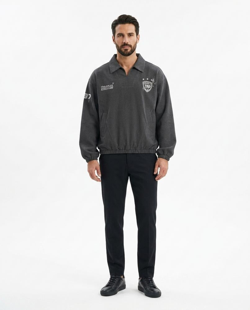 Nord Wear - Cotiv | Collared Printed Sweatshirt Unisex